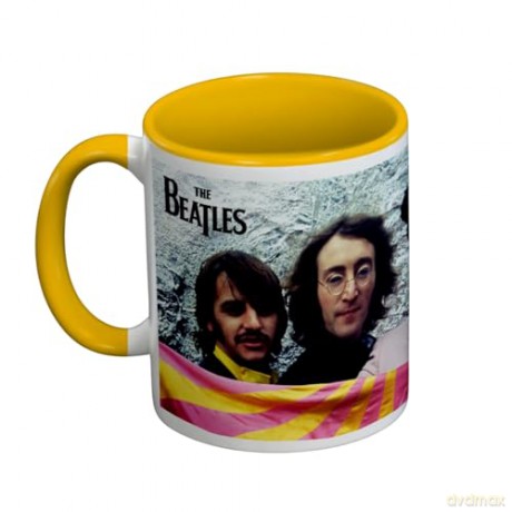 The Beatles: The Beatles (Pink And Yellow) Coloured Inner Kubek