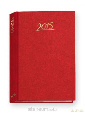 Kalendarz 2015 Książkowy - A5 STANDARD czerwony [KSIĄŻKA]