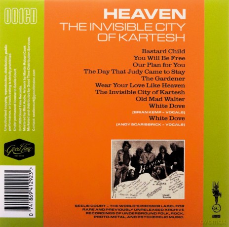 Heaven: The Invisible City Of Kartesh [CD]