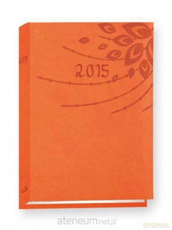 Kalendarz 2015 Książkowy - B6 PRINT pomarańczowy [KSIĄŻKA]