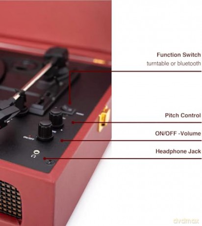 Crosley: Voyager Portable Turntable (Burgundy)