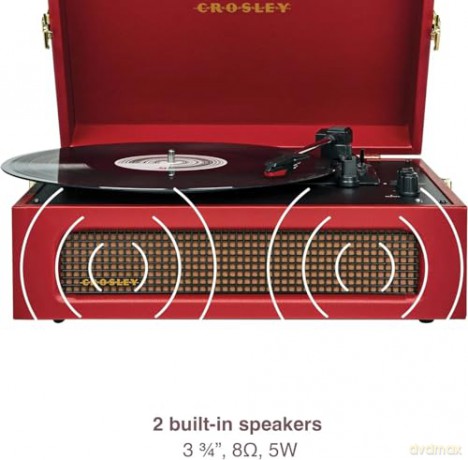 Crosley: Voyager Portable Turntable (Burgundy)