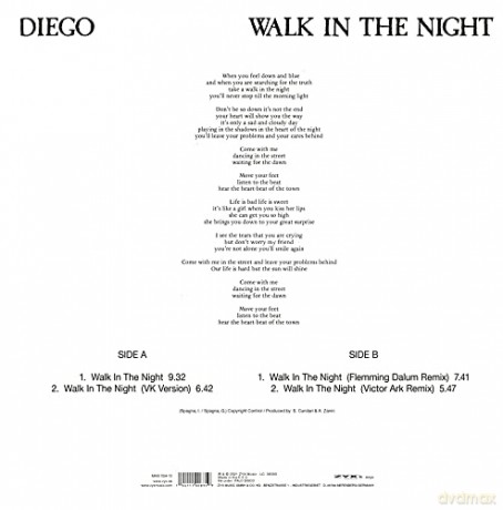 Diego: Walk In The Night [Winyl]
