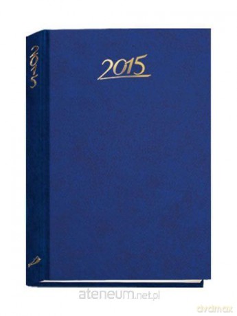 Kalendarz 2015 Książkowy - B6 STANDARD granatowy [KSIĄŻKA]