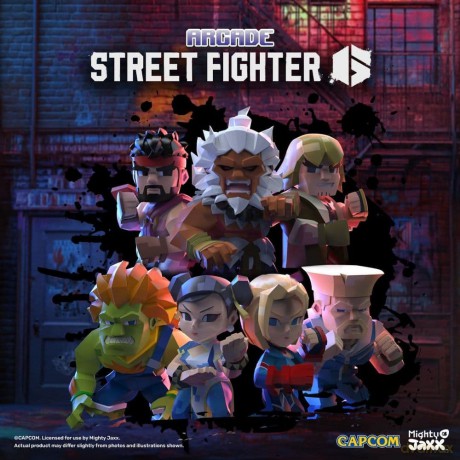 Arcade: Capcom Street Fighter Series 4 inch Vinyl Figure Blind Box Display (6) [FIGURKA]