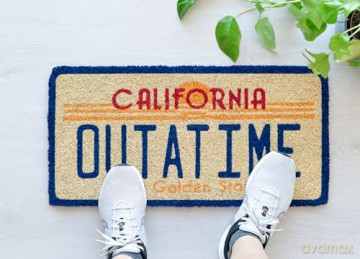 Back to the Future Door Mat 60 x 30 cm
