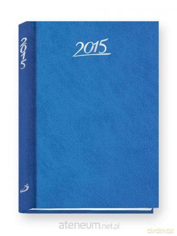 Kalendarz 2015 Książkowy - B6 STANDARD niebieski [KSIĄŻKA]