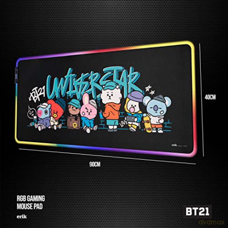 BT21 LED XXL Mouse Mat 90 x 40 cm