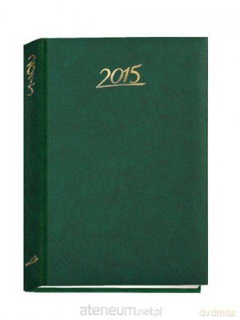 Kalendarz 2015 Książkowy - B6 STANDARD zielony [KSIĄŻKA]