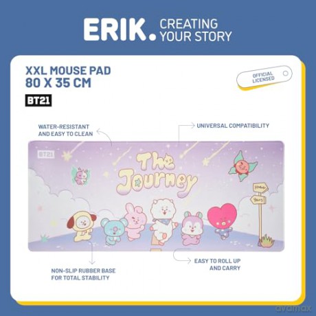 BT21 XL Mouse Pad The Journey 80 x 35 cm