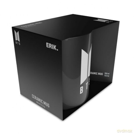 BTS Logo White Kubek 350 ml