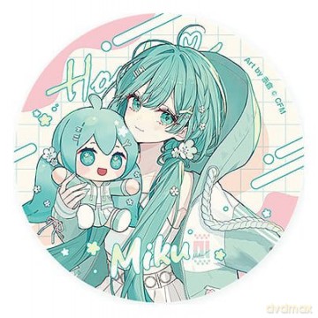 Character Vocal Series 01: Hatsune Miku Miku Hug Series Pinback Button: Flower Ver. 8 cm Umkarton (10)