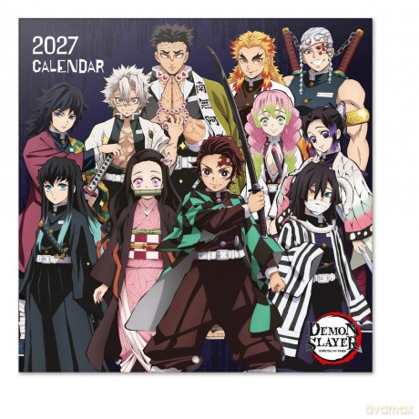Demon Slayer 2027 Wall Calendar 30 x 30 cm [KALENDARZ]