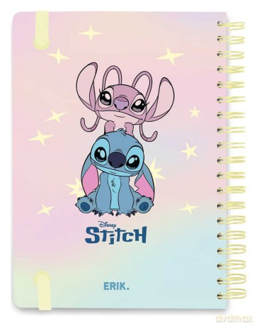 Szkolny planer tygodniowy Disney Stitch i Angel 2026/2027 A5