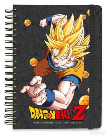 Szkolny planer tygodniowy Dragon Ball 2026/2027 A5