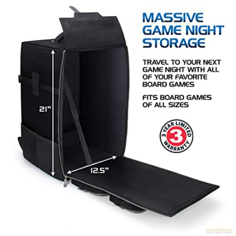 Enhance Board Game Backpack Collector's Edition Black