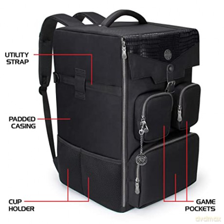 Enhance Board Game Backpack Collector's Edition Black