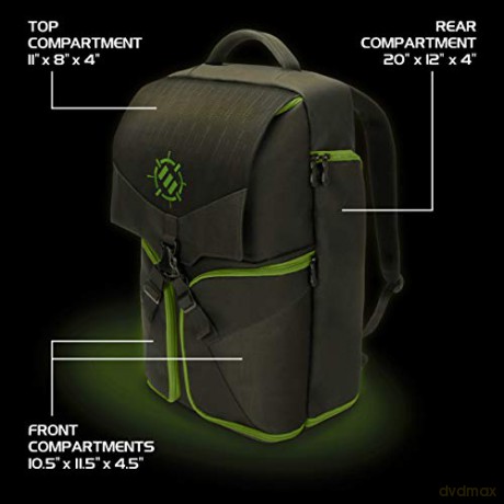 Enhance Board Game Backpack Green