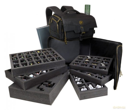 Enhance Miniature Painting Storage Backpack Black