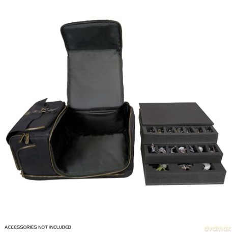Enhance Miniature Painting Storage Backpack Black