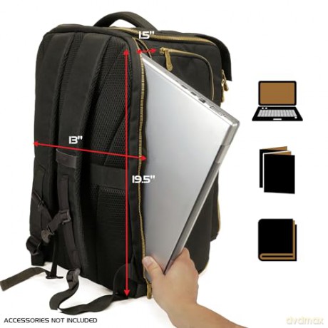 Enhance Miniature Painting Storage Backpack Black