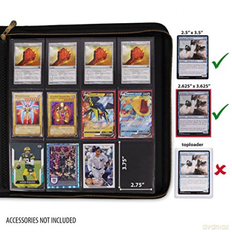 Enhance TCG Series Trading Card Album Black (624 cards)