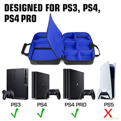 Enhance USA Gear S13 Console Gaming PlayStation Case Blue