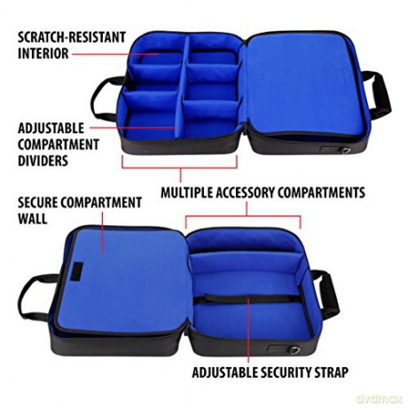 Enhance USA Gear S13 Console Gaming PlayStation Case Blue