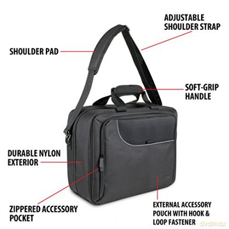 Enhance USA Gear S13 Console Gaming Xbox Case Black