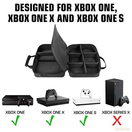 Enhance USA Gear S13 Console Gaming Xbox Case Black