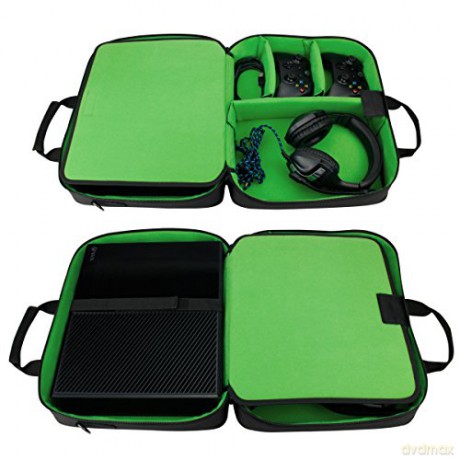 Enhance USA Gear S13 Console Gaming Xbox Case Green