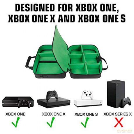 Enhance USA Gear S13 Console Gaming Xbox Case Green