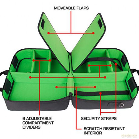 Enhance USA Gear S23 Console Gaming Xbox Case Green
