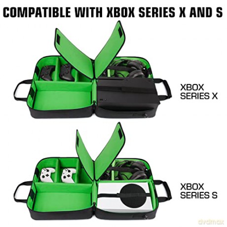 Enhance USA Gear S23 Console Gaming Xbox Case Green