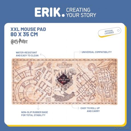 Harry Potter XL Mouse Mat Marauders Map 80 x 35 cm