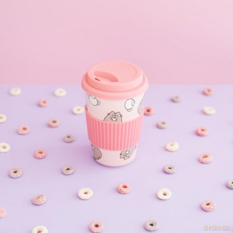 Pusheen Ceramic Kubek z przykrywką 400 ml