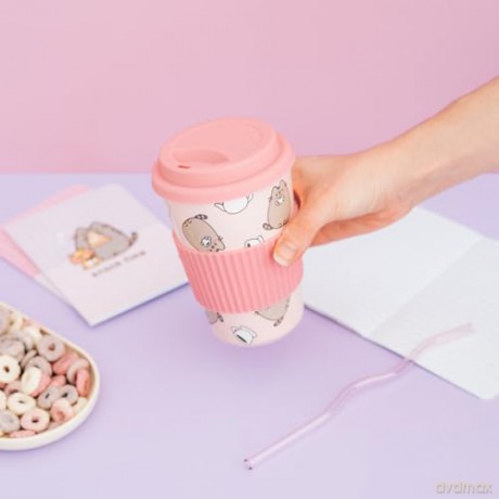 Pusheen Ceramic Kubek z przykrywką 400 ml