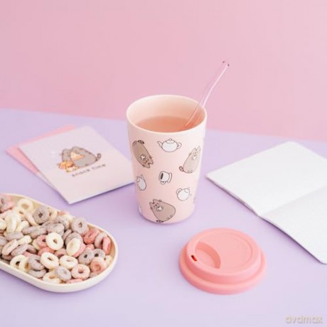 Pusheen Ceramic Kubek z przykrywką 400 ml