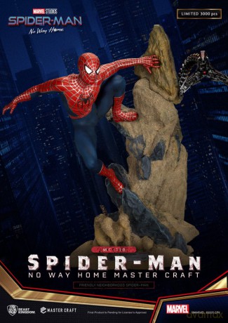 Spider-Man: No Way Home Master Craft Statue Friendly Neighborhood Spider-Man 36 cm [FIGURKA]