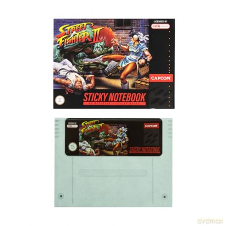 Street Fighter Premium Notebook with Sticky Notes and Cover A5