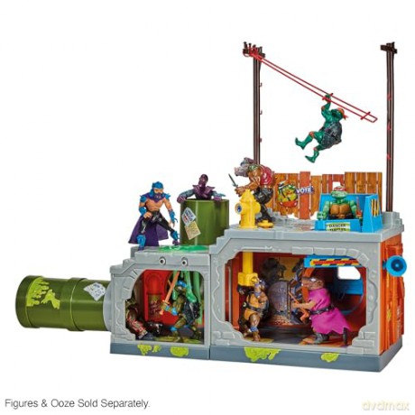 Teenage Mutant Ninja Turtles Building Secret Sewer Lid Playset Mutant Module heo EU Exclusive 30 cm