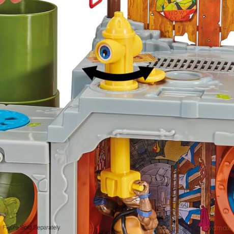 Teenage Mutant Ninja Turtles Building Secret Sewer Lid Playset Mutant Module heo EU Exclusive 30 cm