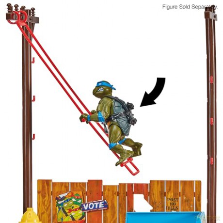 Teenage Mutant Ninja Turtles Building Secret Sewer Lid Playset Mutant Module heo EU Exclusive 30 cm
