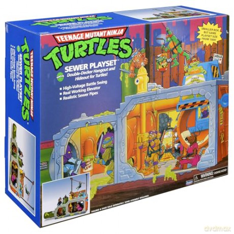 Teenage Mutant Ninja Turtles Building Secret Sewer Lid Playset Mutant Module heo EU Exclusive 30 cm