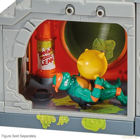 Teenage Mutant Ninja Turtles Building Secret Sewer Lid Playset Mutant Module heo EU Exclusive 30 cm