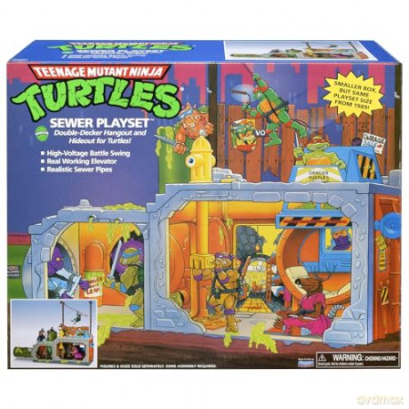 Teenage Mutant Ninja Turtles Building Secret Sewer Lid Playset Mutant Module heo EU Exclusive 30 cm