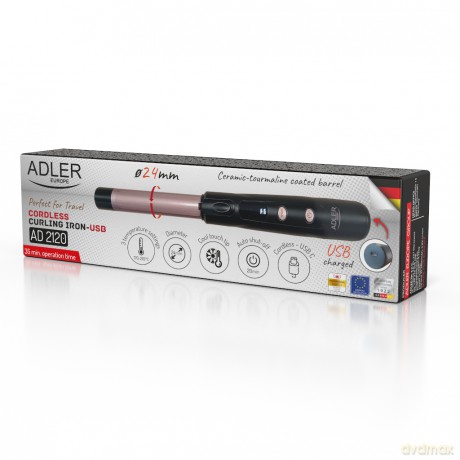 Bezprzewodowa lokówka podróżna - USB Adler AD 2120