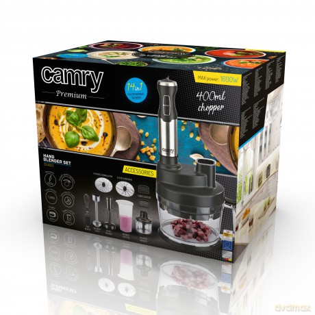 Blender ręczny zestaw 1600W Camry CR 4623 black