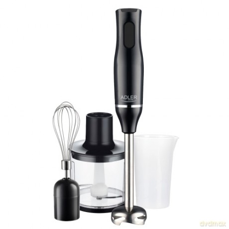 Blender ręczny-|Zestaw | Pojemnik 500ml | Pojemnik z miarką: 700ml Adler AD 4620 black