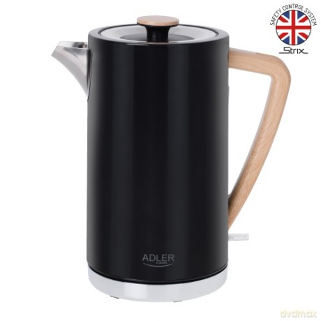 Czajnik metalowy 1,7 L STRIX Adler AD 1347 black